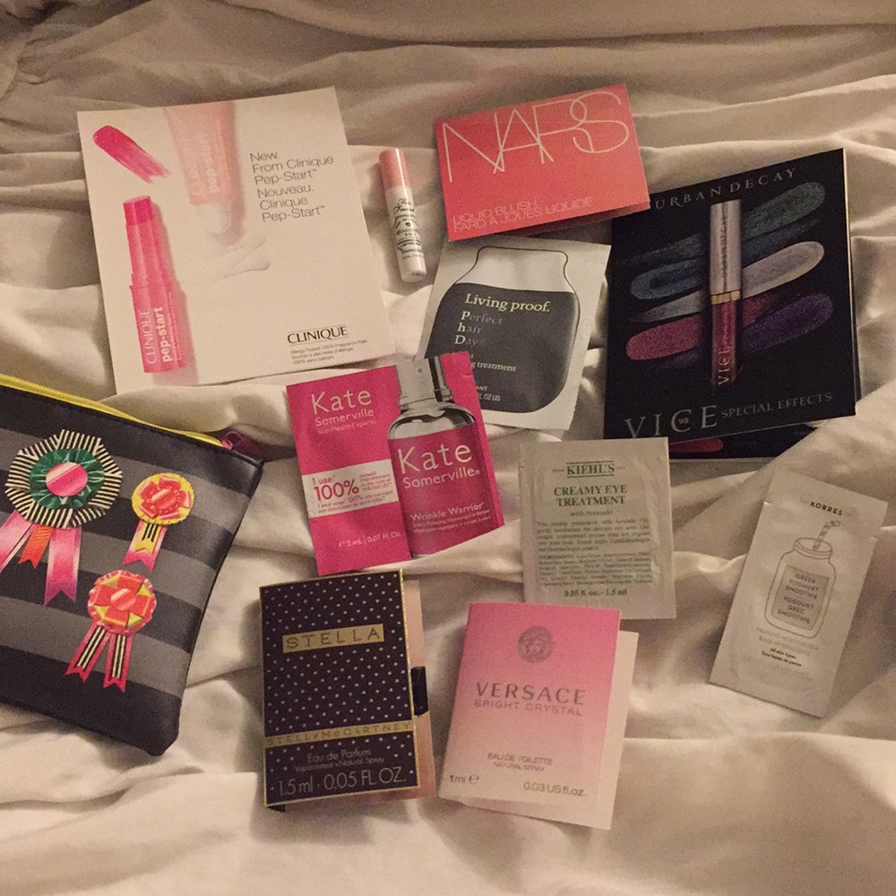 Sephora sample bag